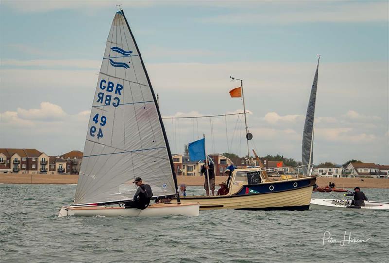 UK Finn Masters and Open at Mengeham Rythe photo copyright Peter Hickson taken at Mengeham Rythe Sailing Club and featuring the Finn class