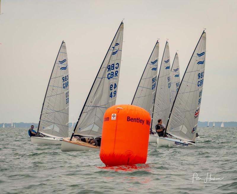 UK Finn Masters and Open at Mengeham Rythe photo copyright Peter Hickson taken at Mengeham Rythe Sailing Club and featuring the Finn class