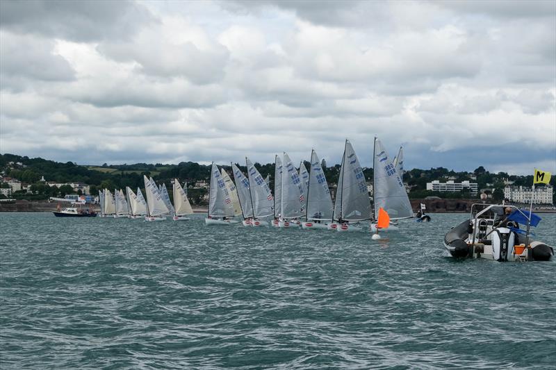 British Finn Nationals Torbay at day 1 photo copyright Tania Hutchings / www.50northphotography.co.uk taken at Royal Torbay Yacht Club and featuring the Finn class