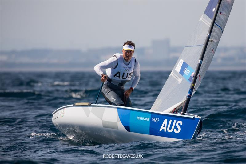 Jake Lilley, AUS at the Tokyo 2020 Olympic Sailing Competition day 8 - photo © Robert Deaves / www.robertdeaves.uk