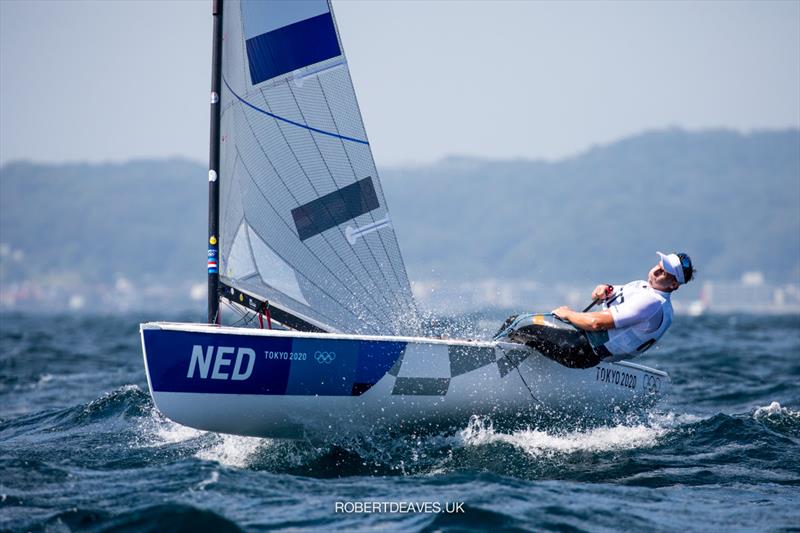 Nicholas Heiner, NED at the Tokyo 2020 Olympic Sailing Competition - photo © Robert Deaves / www.robertdeaves.uk