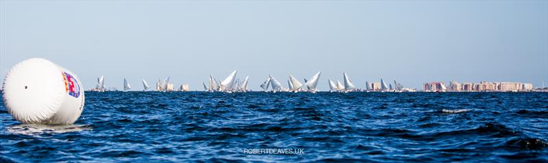 Practice Race at the Finn World Masters on Mar Menor - photo © Robert Deaves / www.robertdeaves.uk