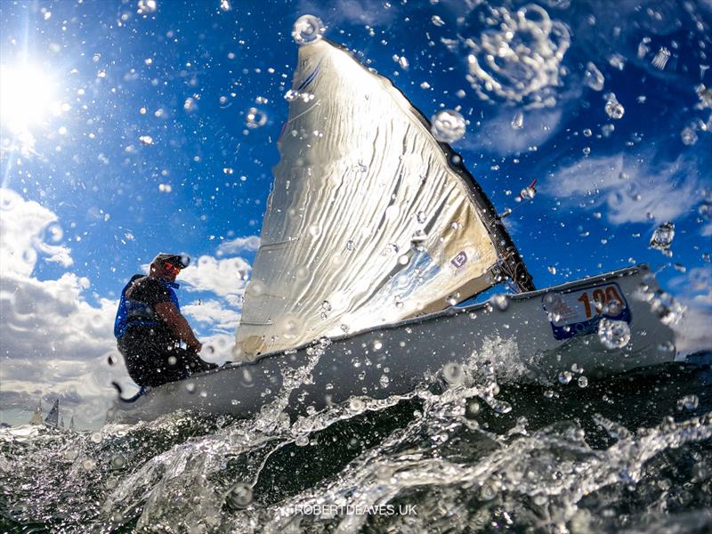 Andy Denison at the Finn World Masters on Mar Menor - photo © Robert Deaves / www.robertdeaves.uk