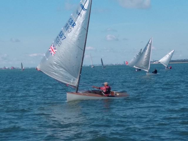 Warsash Finn Open and Traveller Series finale photo copyright Peter Knight taken at Warsash Sailing Club and featuring the Finn class