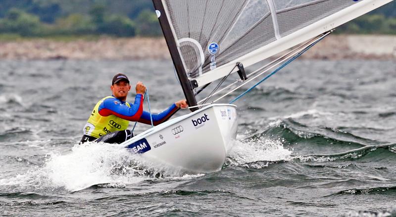 Gold for Mark Andrews at Kieler Woche photo copyright okpress / Kieler Woch taken at  and featuring the Finn class