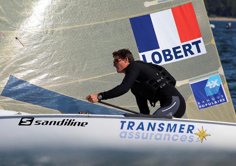 Jonathan Lobert on day 2 of the 2013 Finn Gold Cup - photo © Robert Deaves