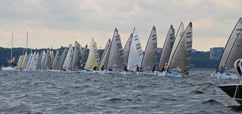 Race 6 start on day 5 of the 2013 Finn Gold Cup - photo © Robert Deaves