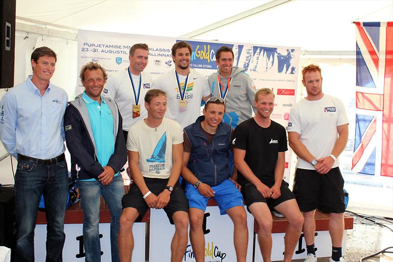 2013 Finn Gold Cup prizewinners photo copyright Robert Deaves taken at Kalev Yacht Club and featuring the Finn class