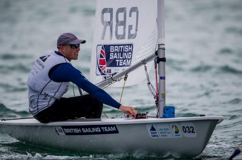 Giles Scott (Finn) – World Cup Series Miami photo copyright Jesus Renedo / Sailing Energy / World Sailing taken at  and featuring the Finn class