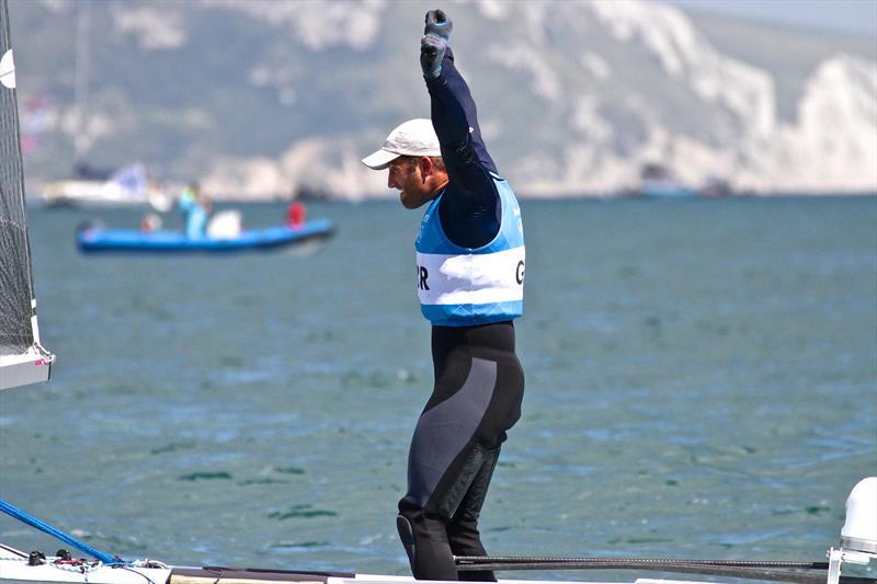 Ben Ainslie wins his fourth Gold Medal in the Heavyweight Mens Singlehander -  - photo © Richard Gladwell
