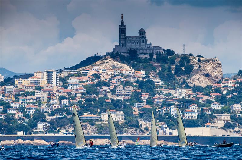 Finn class, 2018 Sailing World Cup Final - Marseille, France - photo © Richard Langdon / Sailing Energy