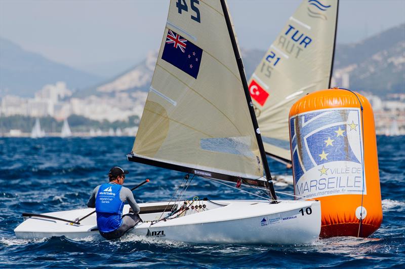 Josh Junior (NZL) - Finn class, 2018 Sailing World Cup Final - Marseille, France - photo © Pedro Martinez / Sailing Energy