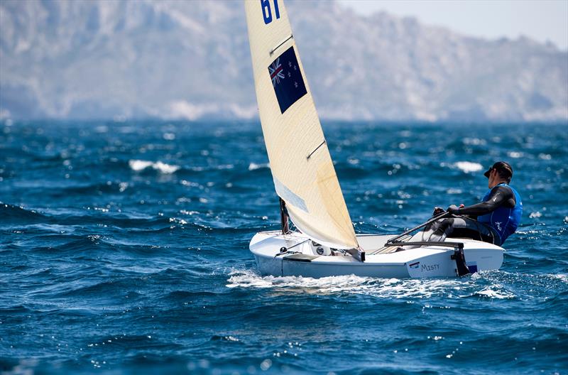 Andy Maloney (NZL) - Finn - Day 4 - Sailing World Cup Final, Marseille June 9, 2018 photo copyright Richard Langdon / Sailing Energy taken at  and featuring the Finn class