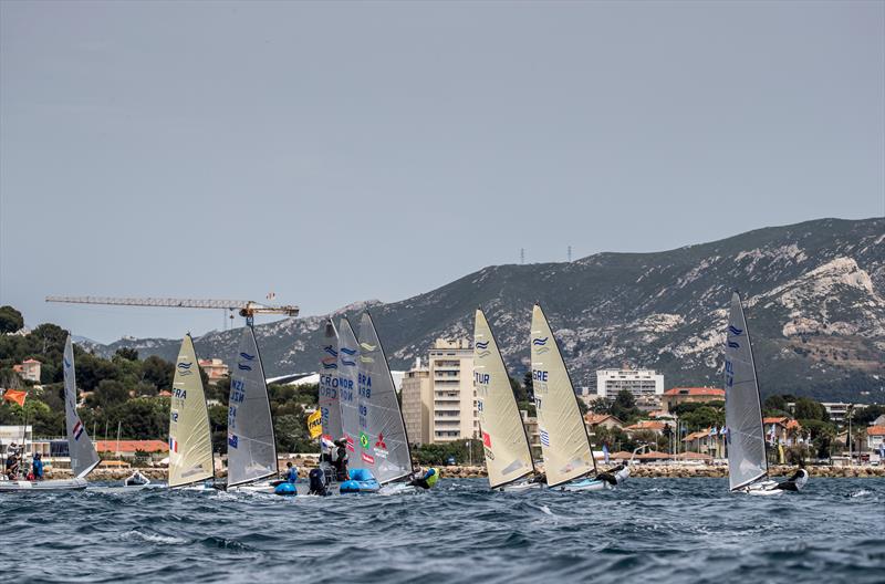 Medal Race - Finn class - Sailing World Cup - Final - Marseille - June 2018 photo copyright Richard Langdon / Sailing Energy taken at  and featuring the Finn class