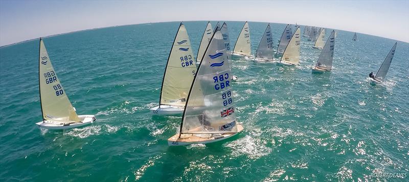 2018 GAC Pindar British National Finn Championships photo copyright Robert Deaves taken at Mengeham Rythe Sailing Club and featuring the Finn class