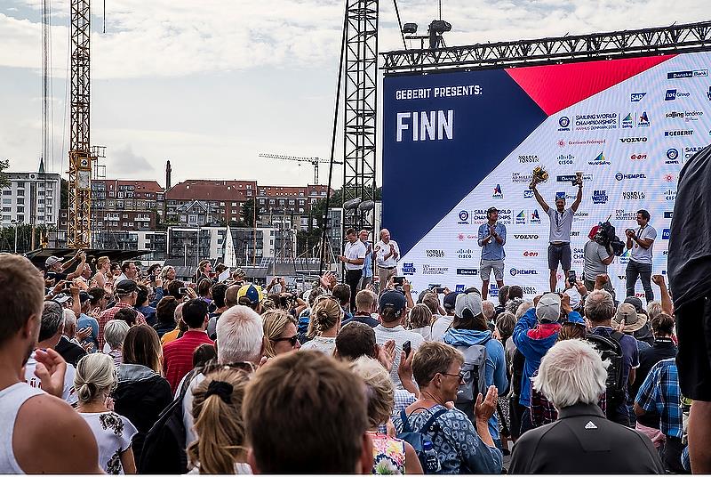 Finn - Day 8 - Hempel Sailing World Championships, Aarhus, Denmark - August 2018 - photo © Sailing Energy / World Sailing