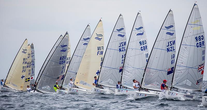  (NZL) - Sailing World Cup - Enoshima - Day 2 - September 12, 2018 photo copyright Jesus Renedo / Sailing Energy taken at  and featuring the Finn class
