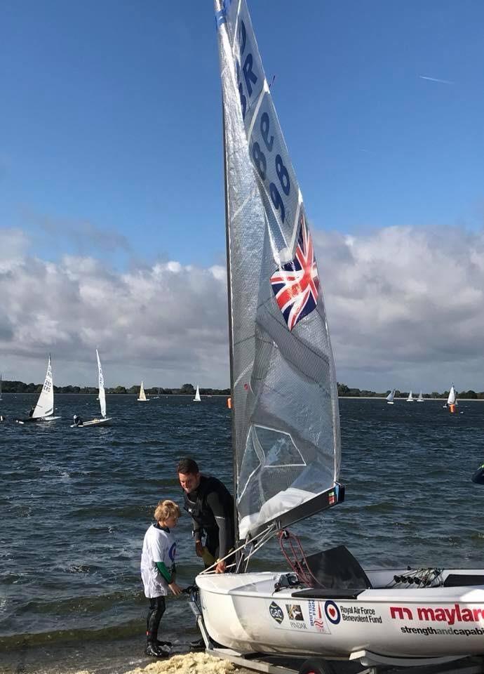 Finn Inland Championships at Oxford photo copyright OSC taken at Oxford Sailing Club and featuring the Finn class