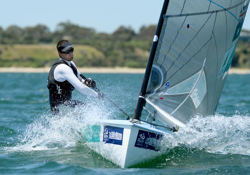 Oliver Tweddell (AUS) 2013 ISAF Sailing World Cup - Finn class - photo © Jeff Crow / Sport the Library