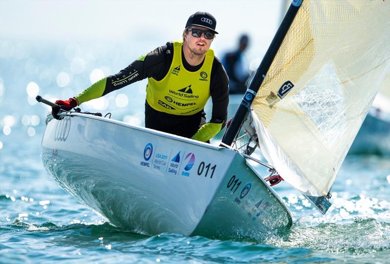 Tapio Nirkko (FIN) - 2019 Hempel World Cup Series Miami  photo copyright Sailing Energy / World Sailing taken at  and featuring the Finn class