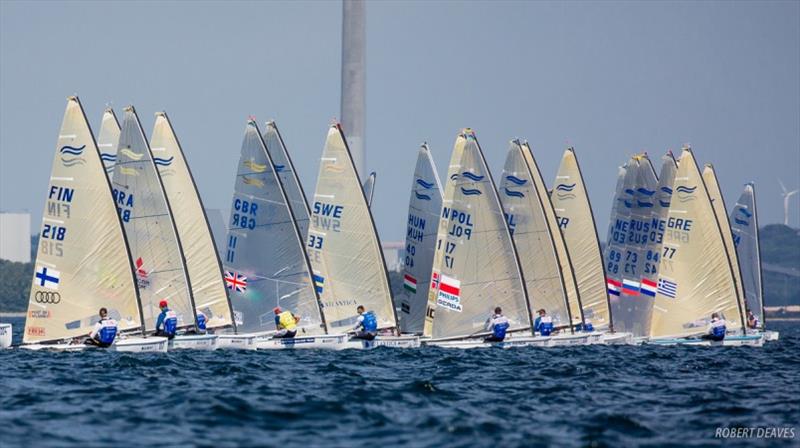 Finn fleet photo copyright Robert Deaves taken at  and featuring the Finn class