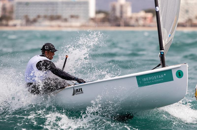 Andy Maloney - Finn - NZL Sailing Team - Trofeo Princesa Sofia Iberostar - Day 6- April 6, 2019 photo copyright Sailing Energy taken at Real Club Náutico de Palma and featuring the Finn class