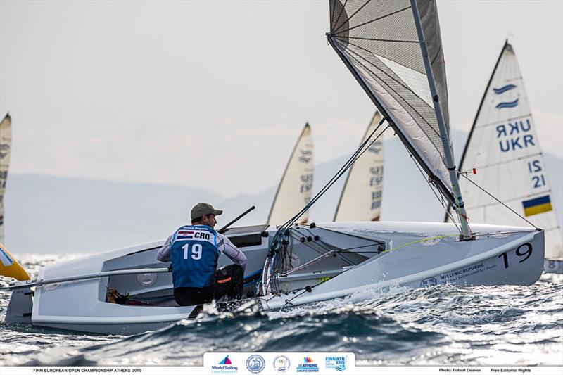 Nenad Bugarin - 2019 Finn Open European Championship photo copyright Robert Deaves taken at  and featuring the Finn class