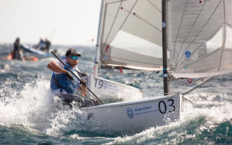 Josh Junior (NZL) - Day 3 -  Finn European Championship - Athens, Greece - photo © Robert Deaves / Finn Class