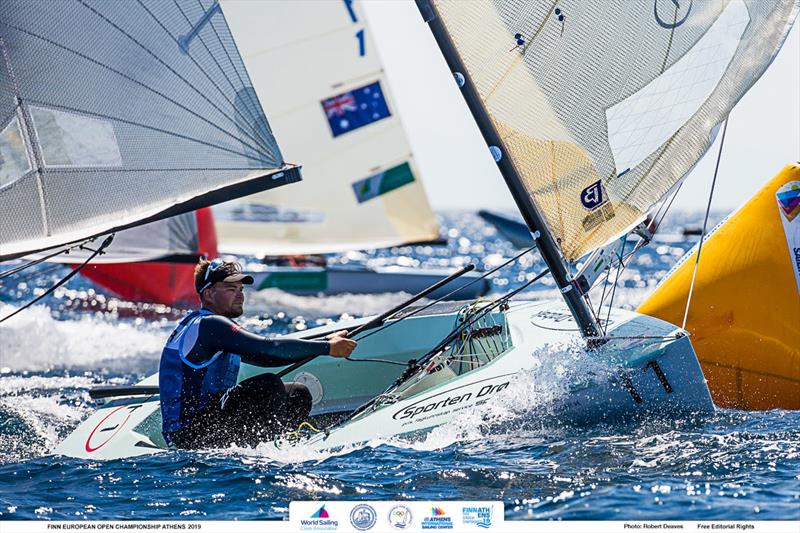 Anders Pedersen - 2019 Finn Open European Championship photo copyright Robert Deaves / Finn Class taken at  and featuring the Finn class