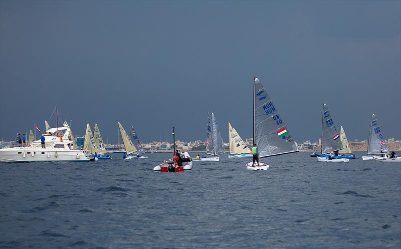 No sailing - Day 4 - Finn European Championship - Athens, Greece - photo © Robert Deaves / Finn Class
