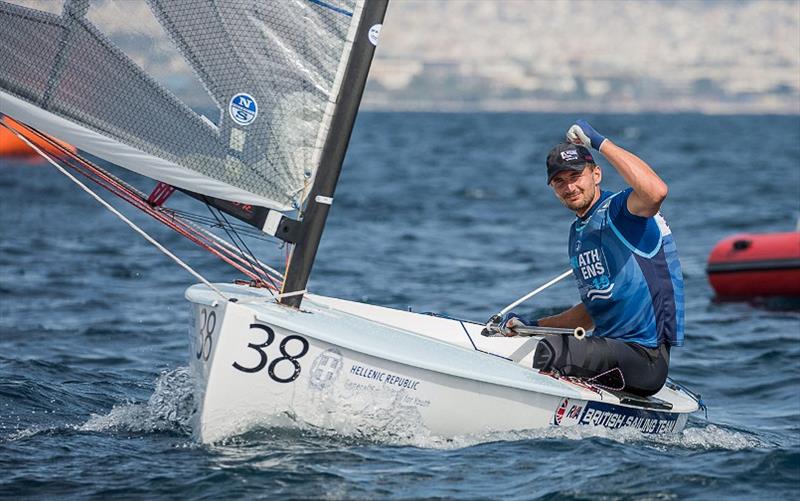 Giles Scott - 2019 Finn Open European Championship photo copyright Robert Deaves taken at  and featuring the Finn class