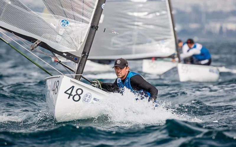 Finn European Open Championships 2019 photo copyright Robert Deaves taken at  and featuring the Finn class