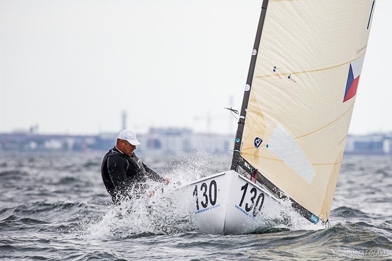 Mike Maier - 2019 Finn World Masters in Skovshoved, Denmark photo copyright Robert Deaves taken at  and featuring the Finn class