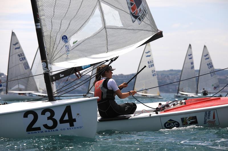 GAC Pindar UK Finn Nationals at Brixham photo copyright Gareth Fudge / www.boatographic.co.uk taken at Brixham Yacht Club and featuring the Finn class