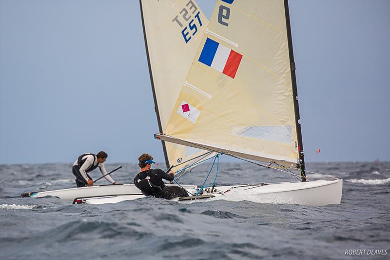 Guillaume Bosiard from France just won the French Nationals and is world No. 47 - Finn Silver Cup photo copyright Robert Deaves taken at Circolo della Vela di Roma and featuring the Finn class