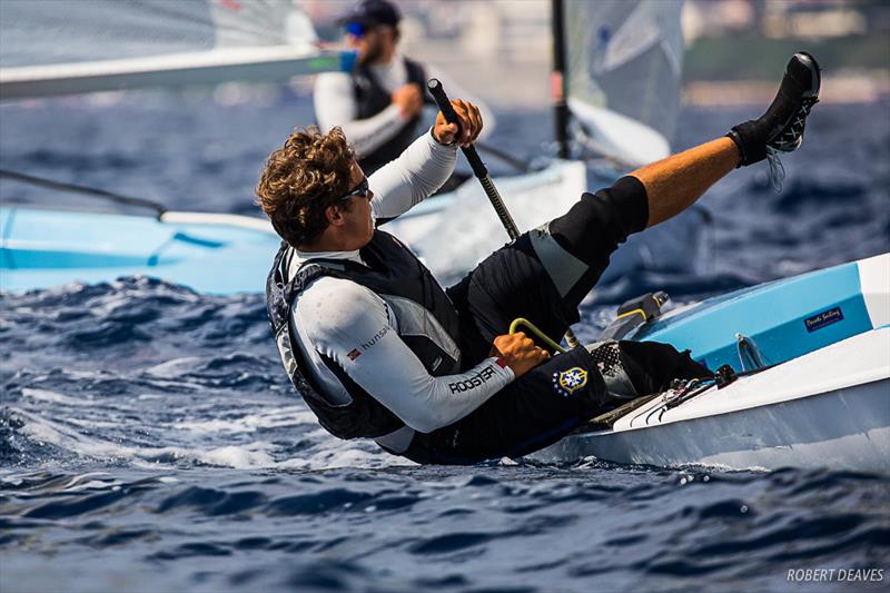 Taavi Valter Taveter - Day 4 -  Finn Silver Cup in Anzio photo copyright Robert Deaves taken at Circolo della Vela di Roma and featuring the Finn class