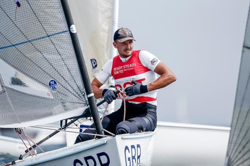 Giles Scott - Ready Steady Tokyo day 2 - photo © Pedro Martinez / Sailing Energy / World Sailing