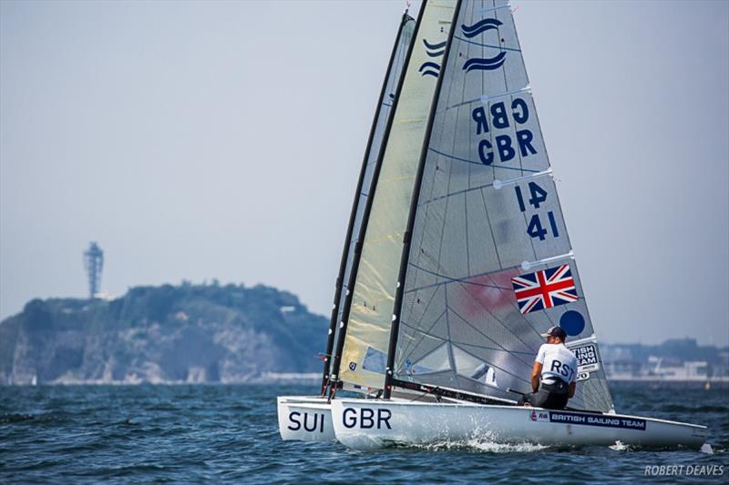 Giles Scott - Ready Steady Tokyo, day 4 photo copyright Robert Deaves taken at  and featuring the Finn class