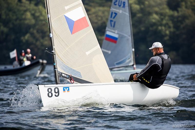 Michael Maier - 2019 Finn European Masters, day 2 photo copyright Robert Deaves taken at  and featuring the Finn class