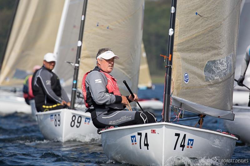 Michael Staal - 2019 Finn European Masters, day 2 photo copyright Robert Deaves taken at  and featuring the Finn class