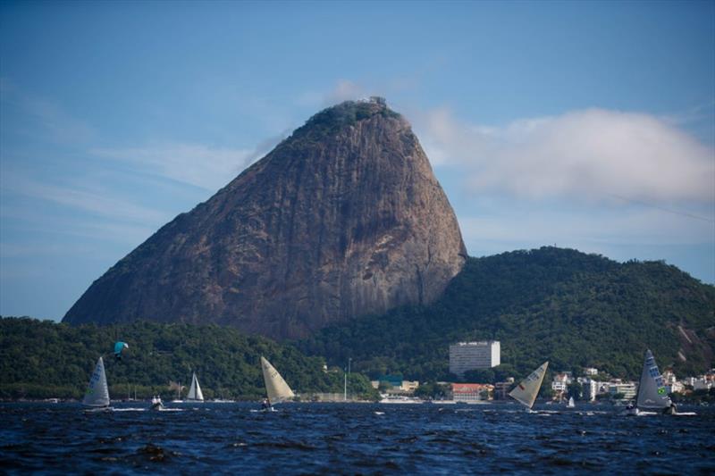 The famous Sugarloaf course area proved as challenging as ever - South American Continental Qualifier photo copyright Gabriel Heusi taken at  and featuring the Finn class