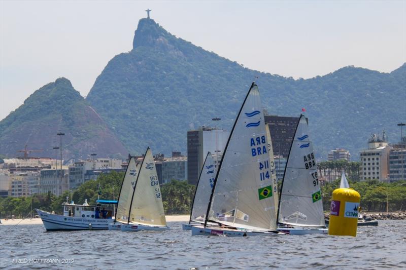 Start on Day 3 - South American Continental Qualifier photo copyright Fred Hoffmann taken at  and featuring the Finn class