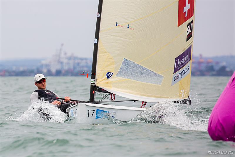 Nils Theuninck - Finn Gold Cup - Melbourne, Australia photo copyright Robert Deaves taken at Royal Brighton Yacht Club and featuring the Finn class