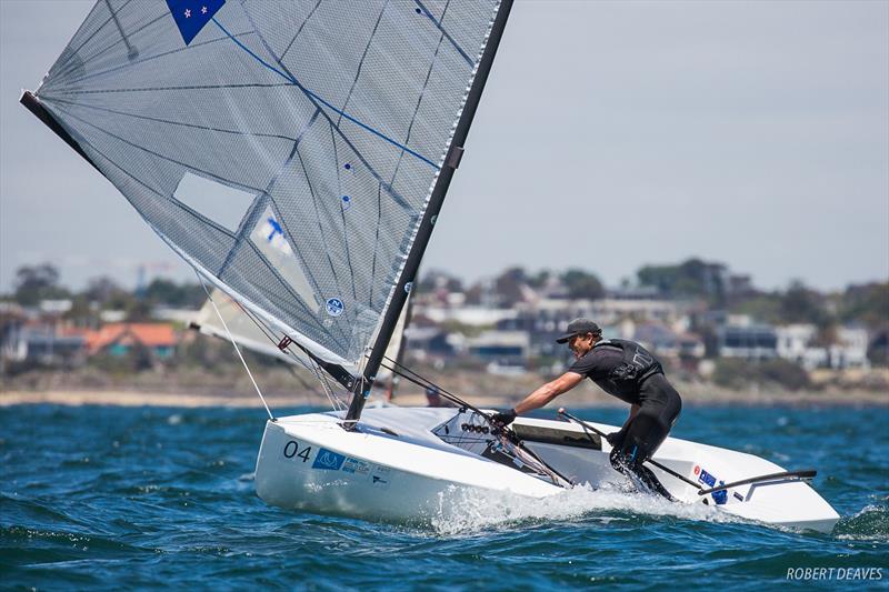 Andy Maloney (NZL) - Day 1, Finn Gold Cup, Melbourne, December 16, 2019 - photo © Robert Deaves / Finn Class