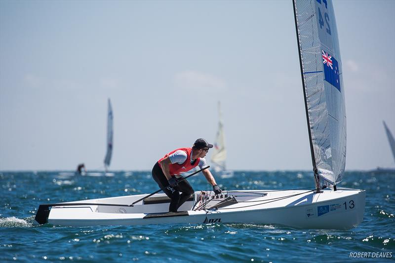 Josh Junior (NZL) - Day 1, Finn Gold Cup, Melbourne, December 16, 2019 - photo © Robert Deaves / Finn Class