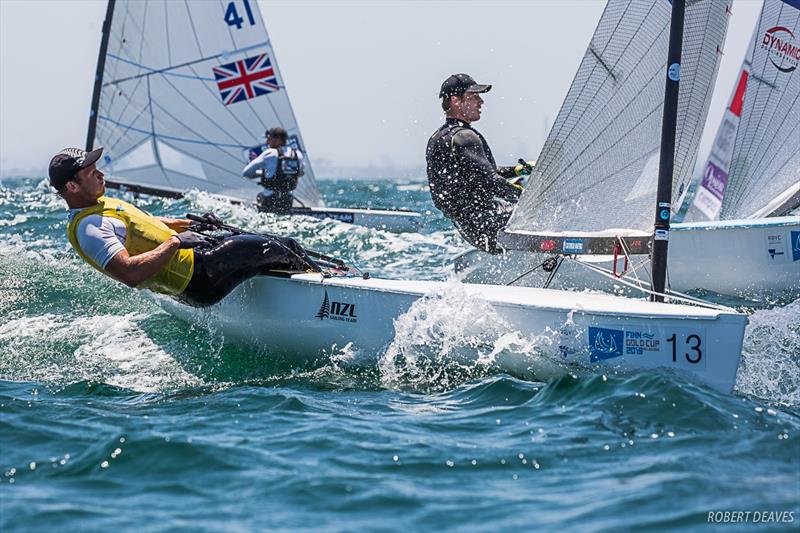 Josh Junior (NZL) - Day 4, Finn Gold Cup, Royal Brighton Yacht Club, Melbourne, December 19, 2019 - photo © Robert Deaves / Finn Class