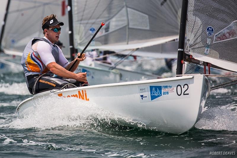 Nicholas Heiner - 2019 Finn Gold Cup day 5 - photo © Robert Deaves