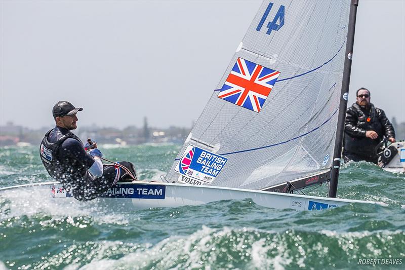 Giles Scott - Finn Gold Cup photo copyright Robert Deaves taken at Royal Brighton Yacht Club and featuring the Finn class