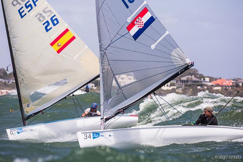 Joan Cardona and Nenad Bugarin - 2019 Finn Gold Cup - photo © Robert Deaves