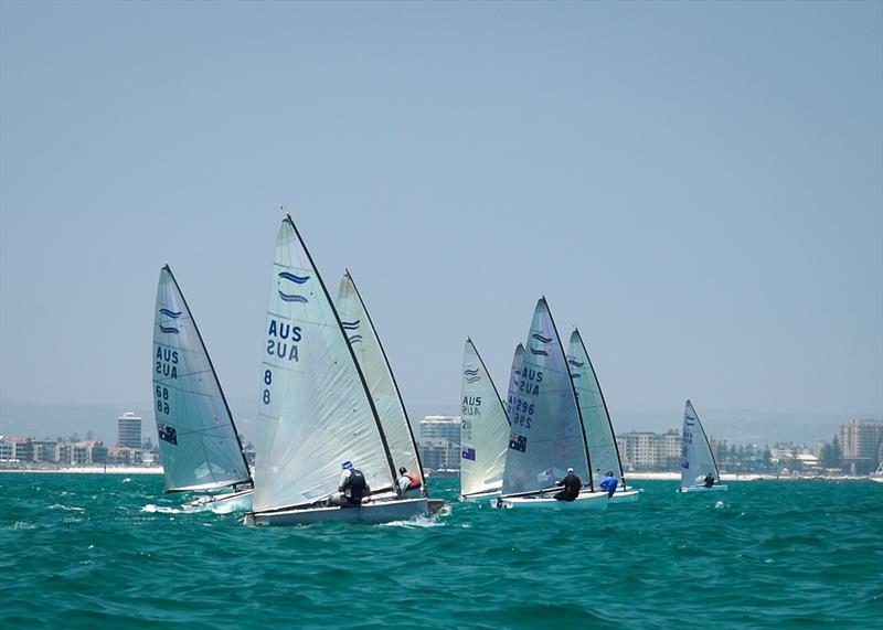 The Finn fleet has seen a total of 20 starters for their 2020 Adelaide National Regatta photo copyright Brad Halstead taken at Adelaide Sailing Club and featuring the Finn class